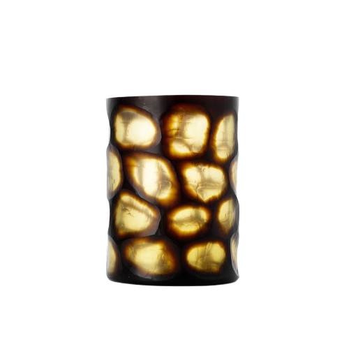 The Vague Dorée Vase - Honey - Large H31