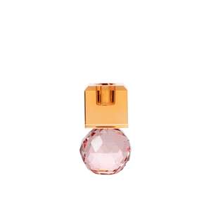 The Citrine & Rose Quartz Candle Holder H10.3