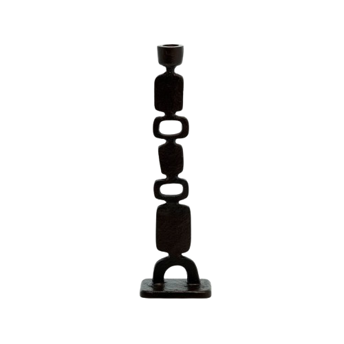 The Totemo Candle Holder - Black - Large H35.5