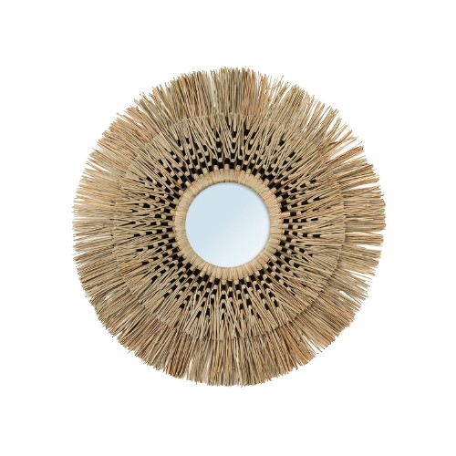 The Havana Mirror - Natural Black - Large H70