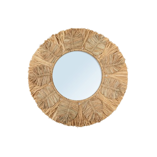 The Palm Tree Mirror - Natural - Medium H60
