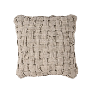The Linen Crosier Cushion Cover - Natural