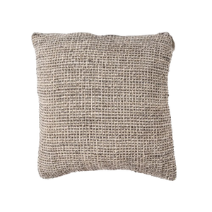 The Linen Grain Cushion Cover - Natural Black
