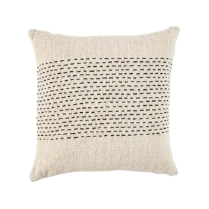 The Misty Cushion Cover - Natural Black