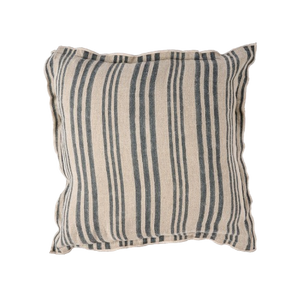 The Nordic Stripe Cushion Cover - Natural Black