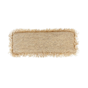 The Raffia Cushion Cover Rectangular - Natural - 35x100