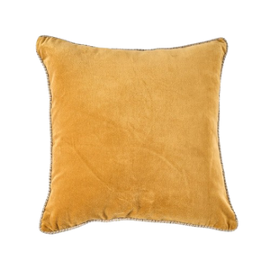 The Velvet Crush Cushion Cover - Mustard - 50x50