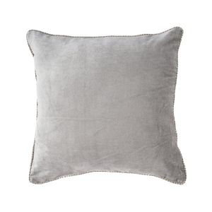 The Velvet Crush Cushion Cover - Grey - 50x50