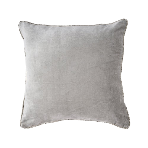 The Velvet Crush Cushion Cover - Grey - 50x50