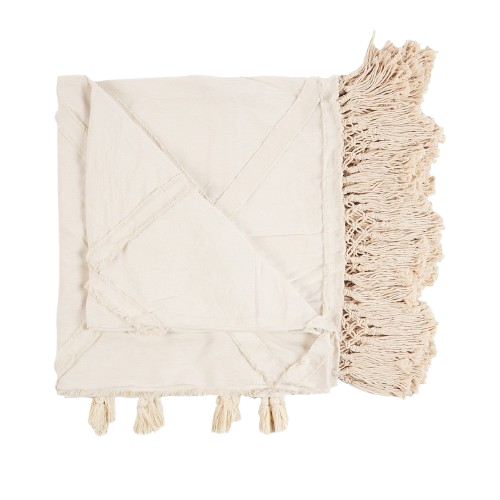 The Berber Bed Throw - Natural