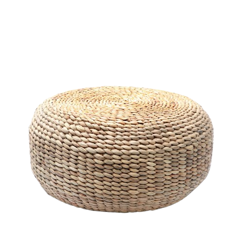The Hyacinth Pouffe - Natural D60