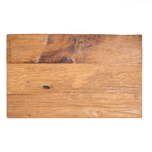 Rustic Teak Wood Stool – Natural Finish L40