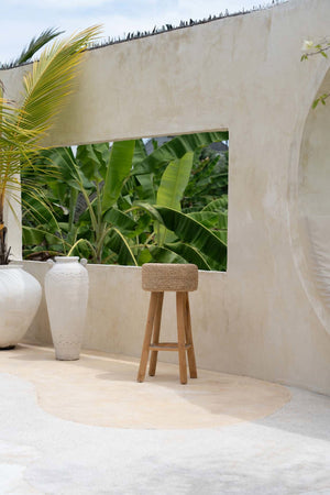 Raffia Bar Stool