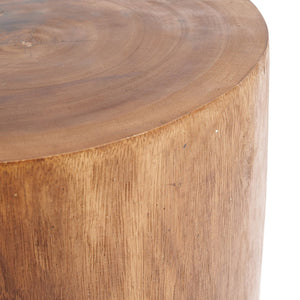 Handmade Solid Wood Stool – Natural Finish D30