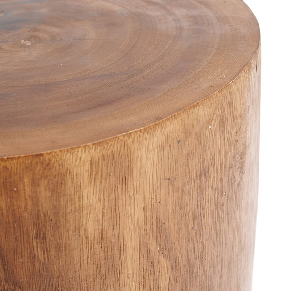 Handmade Solid Wood Stool – Natural Finish D30