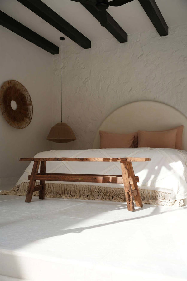 Beauteous Rustic Bench – Natural L150