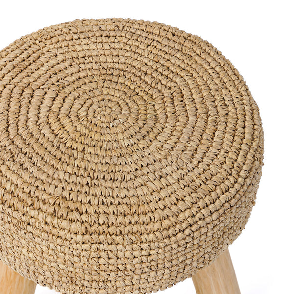 Raffia Stool – Natural D35