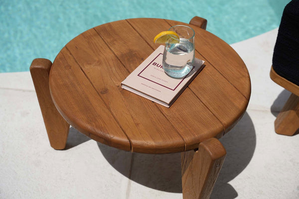 Outdoor Solid Wood Coffee Table – Size M D70
