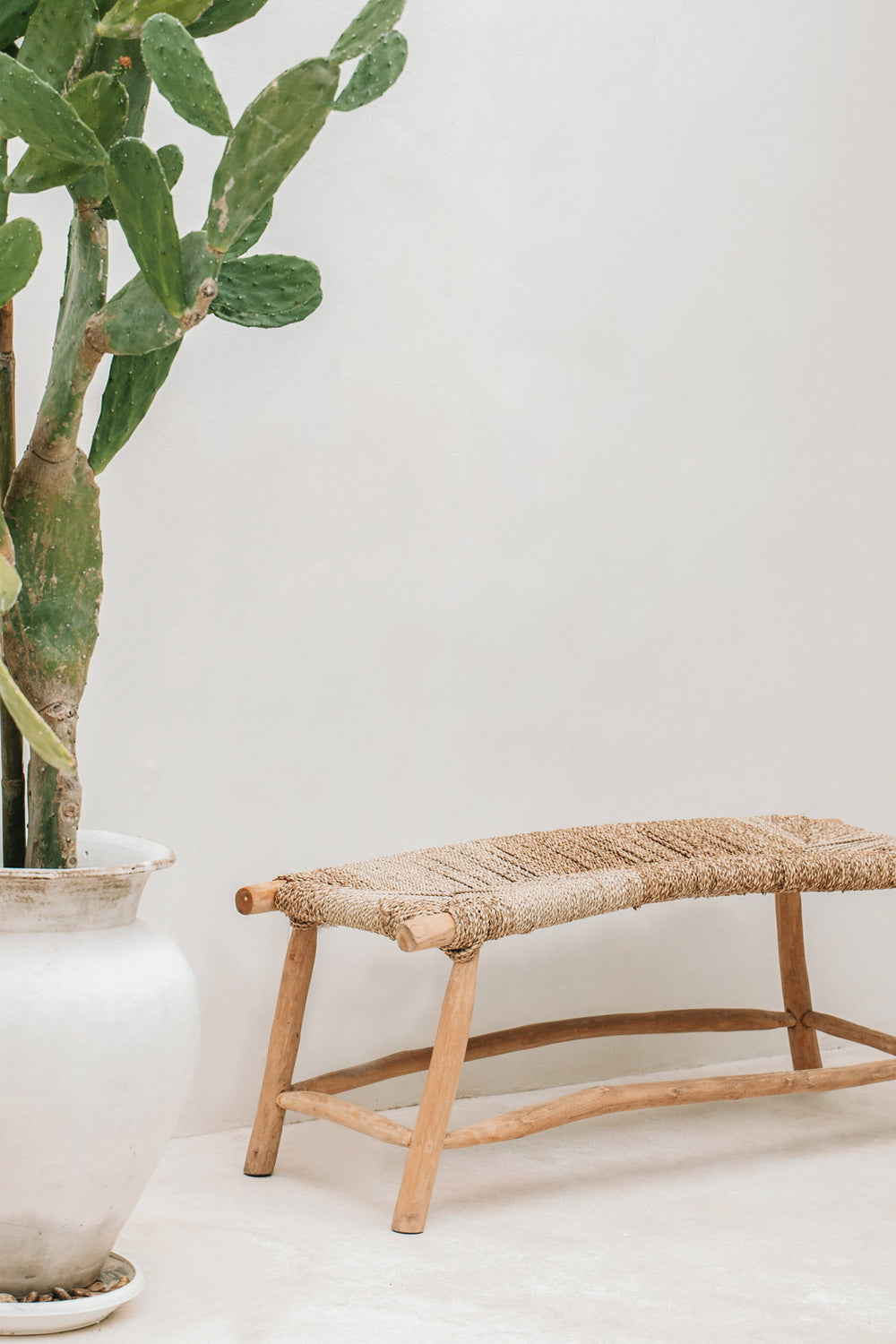 Porto Seagrass Bench – Natural, Large L110