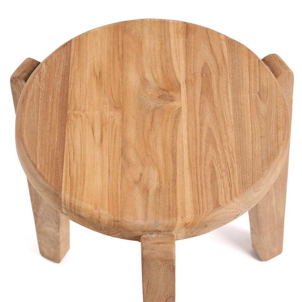 Reclaimed Wood Side Table – Natural Finish D40