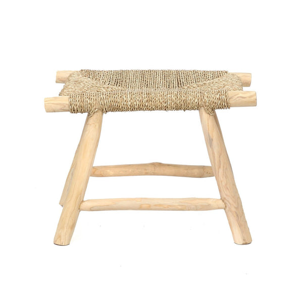 Porto Seagrass Stool – Natural, Medium L60