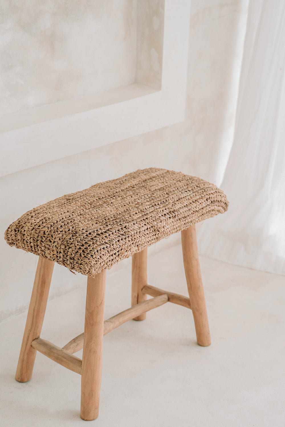 Raffia Bench – Natural L60