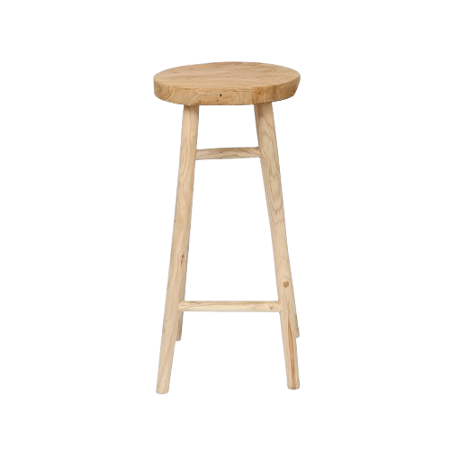 Kedut Bar Stool – Natural