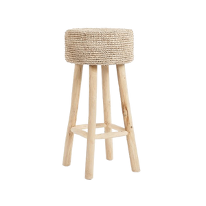 Raffia Bar Stool