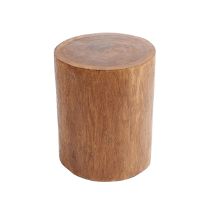 Handmade Solid Wood Stool – Natural Finish D30