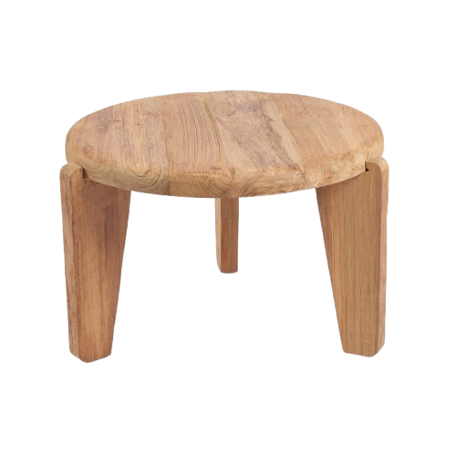 Reclaimed Wood Coffee Table – Three Legged – Size M D60