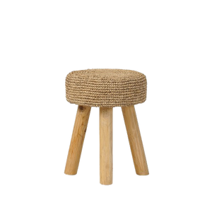 Raffia Stool – Natural D35