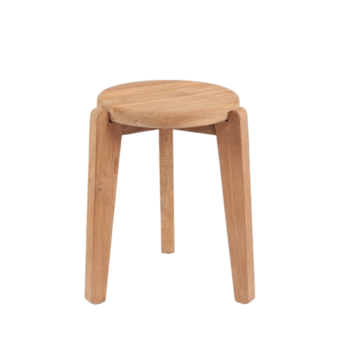 Reclaimed Wood Side Table – Natural Finish D40