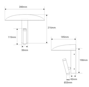Akari Reading Wall Light