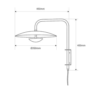 Ginnet Adjustable Wall Light