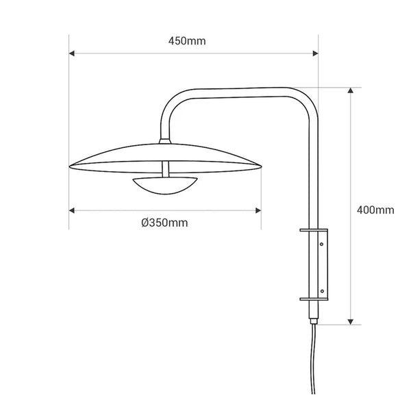 Ginnet Adjustable Wall Light