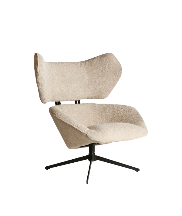PRIVAS BOUCLÉ SWIVEL CHAIR