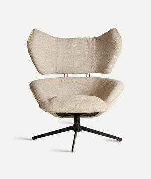 PRIVAS BOUCLÉ SWIVEL CHAIR