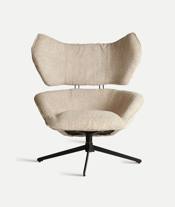 PRIVAS BOUCLÉ SWIVEL CHAIR