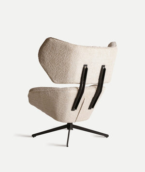 PRIVAS BOUCLÉ SWIVEL CHAIR