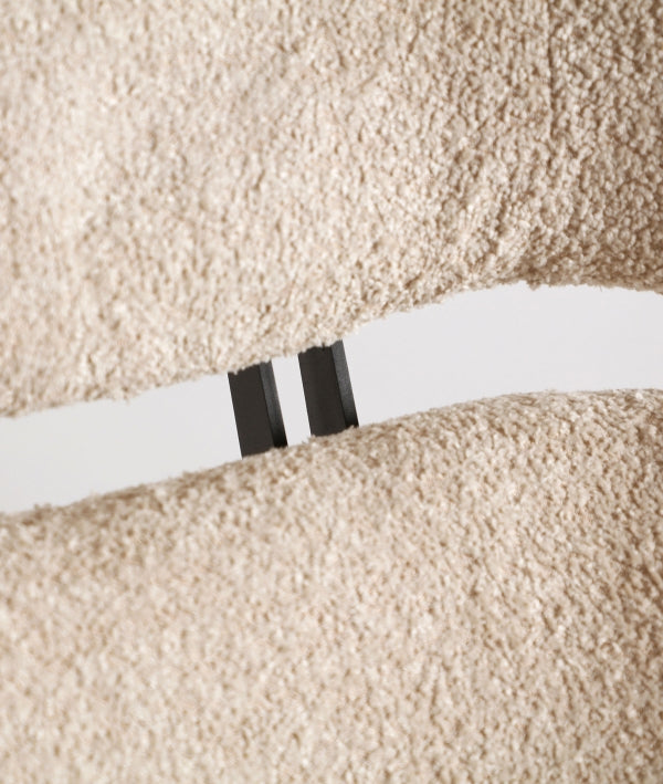 PRIVAS BOUCLÉ SWIVEL CHAIR